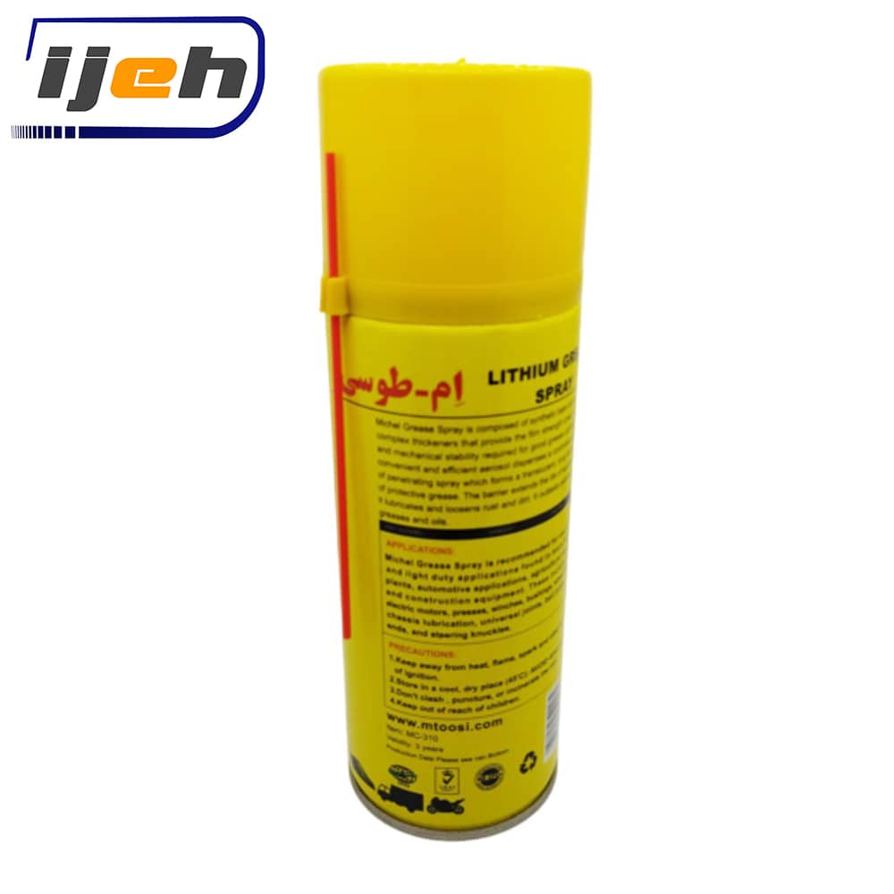 فروش اسپری گریس لیتیوم ام طوسیM-TOOSI Lithium Grease Spray 500ml- آیژه