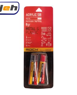 خرید چسب دوقلوی اکریلیک مات راک مخصوص تعمیر فلزات و پلاستیک Acrylic Metal & Plastic Rock 8gr- آیژه