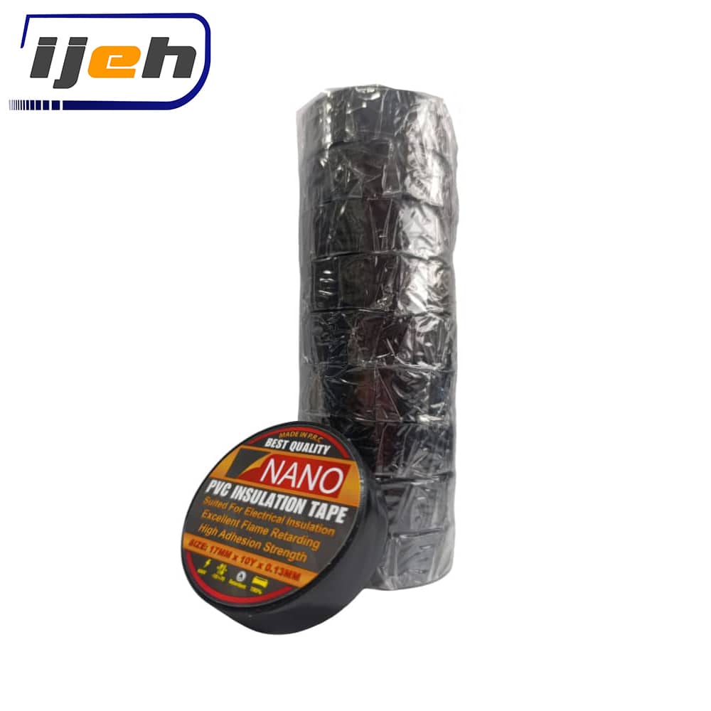قیمت عمده نوار چسب برق مشکی Black Pvc Electrical Insulation Tape - آیژه قیمت عمده نوار چسب برق مشکی Black Pvc Electrical Insulation Tape - آیژه