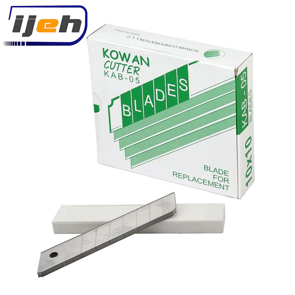 خرید تیغ کاتر کاوان مدل 18 میل بسته 10 عددی Kawan Kaw-18 Cutter Blade - آیژه خرید تیغ کاتر کاوان مدل 18 میل بسته 10 عددی Kawan Kaw-18 Cutter Blade - آیژه